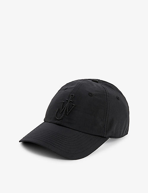 JW ANDERSON: Brand-embroidered curved-brim shell cap