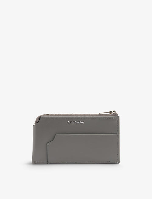 ACNE STUDIOS: Foil-branded long leather wallet