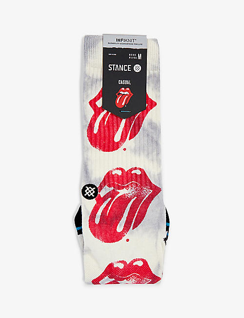 STANCE: Rolling Stones ribbed cotton-blend socks