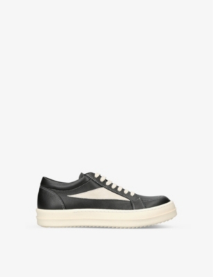 Rick owens hot sale leather sneakers