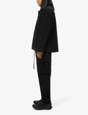 Song For The Mute Black Tabbed Cargo Trousers | ModeSens