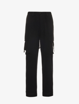 Song For The Mute Black Tabbed Cargo Trousers | ModeSens