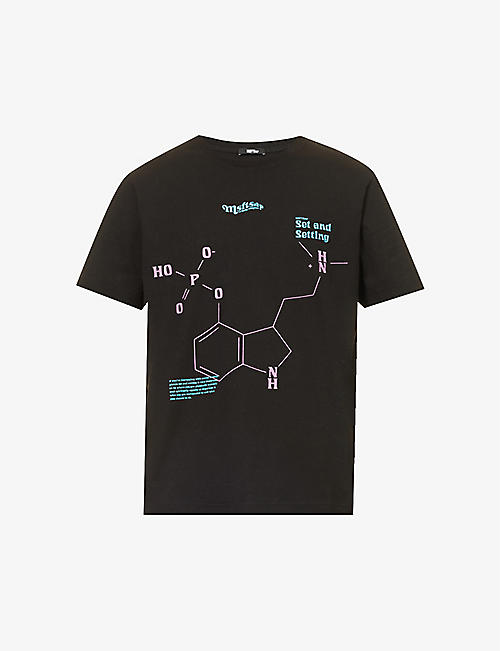 MSFTSREP: Set And Setting graphic-print cotton-jersey T-shirt