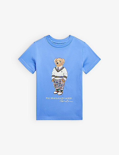 RALPH LAUREN：Polo Bear 平纹针织棉 T 恤 2-4 岁