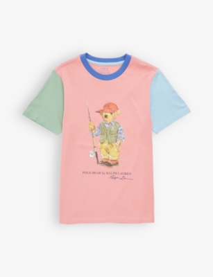 Polo Ralph Lauren logo t-shirt in desert rose