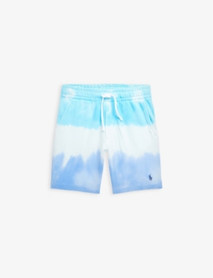 Cotton Shorts - Light blue/tie-dye - Kids