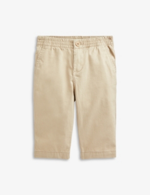 RALPH LAUREN: Logo-embroidered stretch-cotton chinos 6-24 months