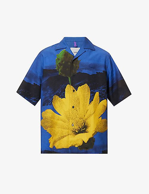 OAMC: Kurt floral-print relaxed-fit woven shirt