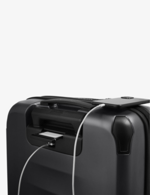 Shop Victorinox Black Spectra 3.0 Expandable Recycled-polycarbonate Suitcase 55cm