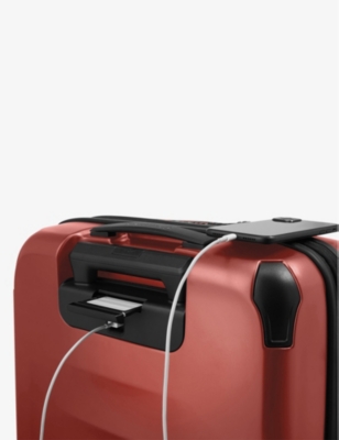 Shop Victorinox Red Spectra 3.0 Expandable Recycled-polycarbonate Suitcase