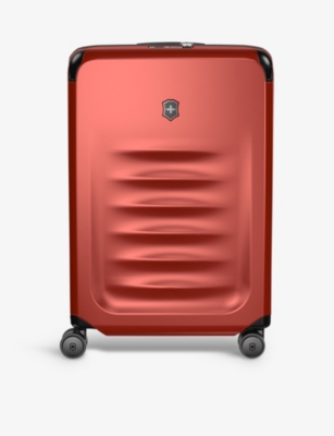 Shop Victorinox Red Spectra 3.0 Expandable Recycled-polycarbonate Suitcase