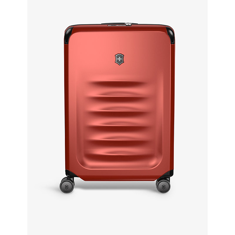 Shop Victorinox Red Spectra 3.0 Expandable Recycled-polycarbonate Suitcase