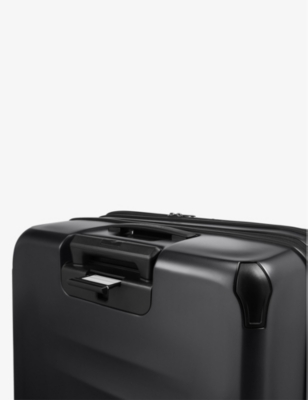 Shop Victorinox Black Spectra 3.0 Large Expandable Recycled-polycarbonate Suitcase