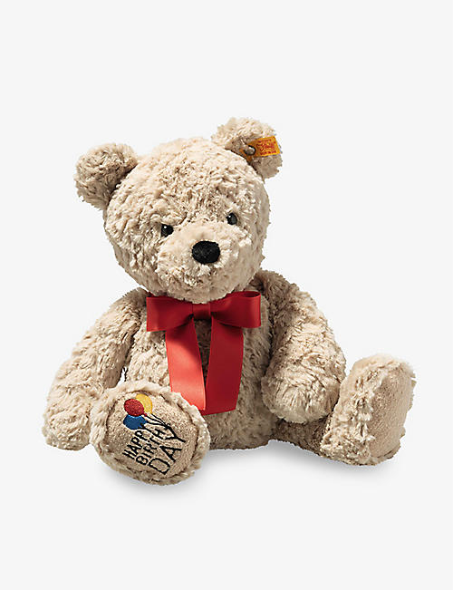 STEIFF: Soft Cuddly Friends Jimmy Happy Birthday teddy 35cm
