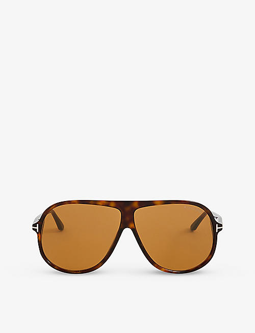 TOM FORD: TF998/S Spencer acetate aviator sunglasses