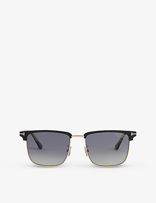 TOM FORD: FT0997 Hudson square-frame metal sunglasses
