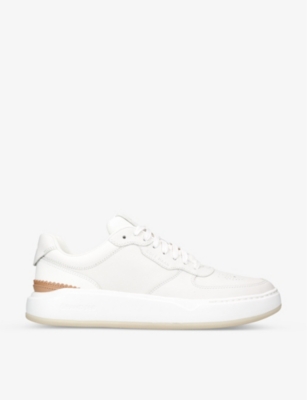 COLE HAAN: GrandPrø Crossover leather low-top trainers
