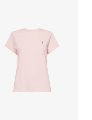 POLO RALPH LAUREN: Brand-embroidered Round-Neck Cotton-Jersey T-Shirt