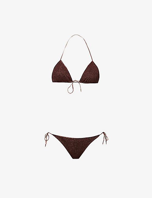OSEREE: Lumière triangle mid-rise bikini