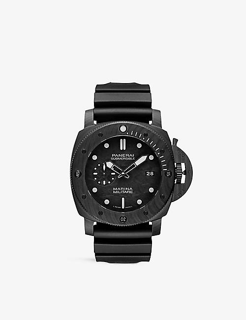 PANERAI: PAM02979 Submersible Marina Militare Carbotech™ automatic watch