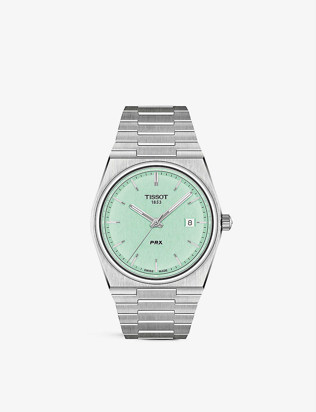 Tissot Mens Pistachio T1374101109101 Prx Stainless-steel Quartz Watch