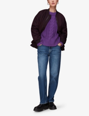 Whistles purple outlet jumper