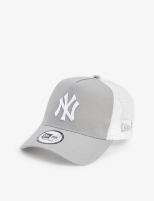 NEW ERA: TRUCKER New York Yankees logo-embroidered cotton and mesh trucker cap