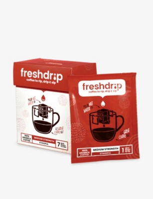 FRESHDRIP: Freshdrip Ethiopia medium-strength coffee filters 70g