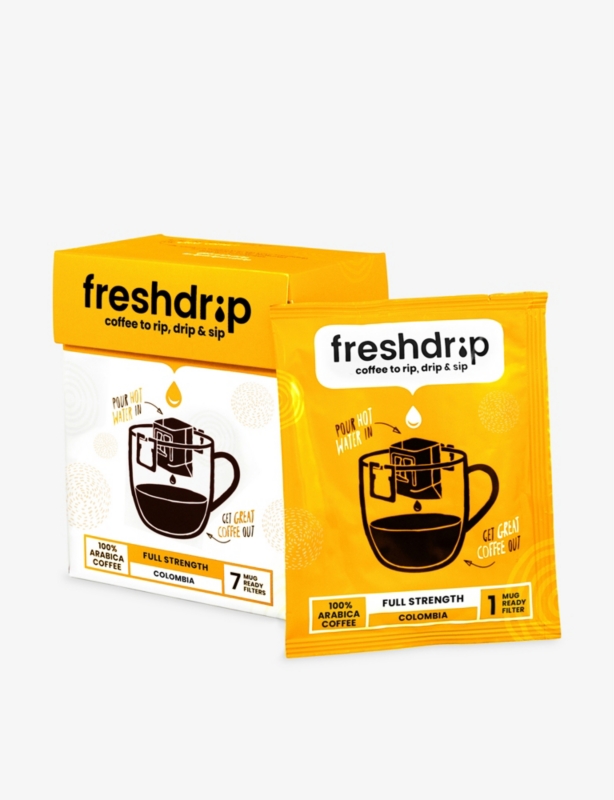 Freshdrip Columbia full-strength coffee filters 70g