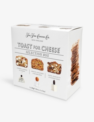 THE FINE CHEESE CO: Toast For Cheese selection box 300g