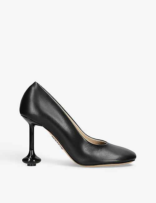 LOEWE: Toy contrast-sole leather heeled courts