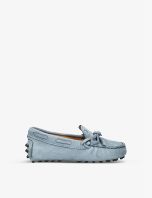 TODS: Lacetto Nouovo Gommini lace-up leather moccasins 6 months-5 years