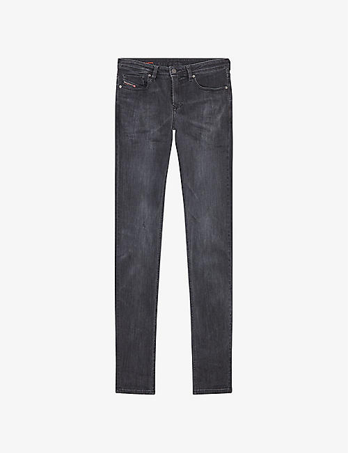DIESEL: 1979 Sleenker faded-wash slim-fit stretch jeans