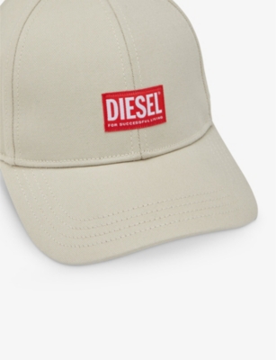 Shop Diesel Mens 1ab Corry-jacq Logo-appliqué Cotton Baseball Cap