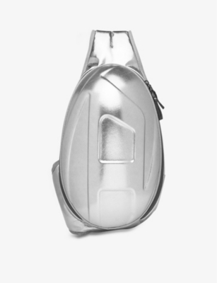 DIESEL 1DR-POD METALLIC SHELL SLING BACKPACK,64687033