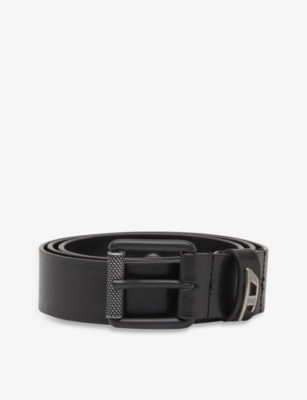 Diesel Mens T8013 B-dave Ii Monogram Leather Belt