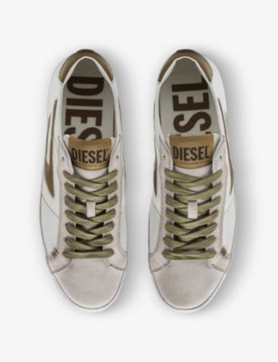 DIESEL S-Leroji leather low-top trainers