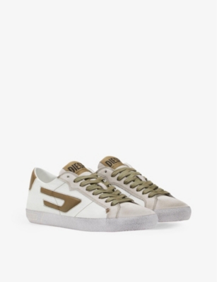 DIESEL S-Leroji leather low-top trainers