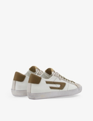 DIESEL S-Leroji leather low-top trainers