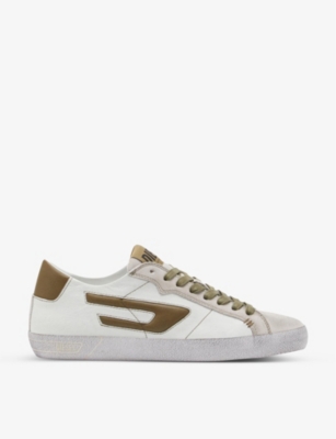 DIESEL S-Leroji leather low-top trainers