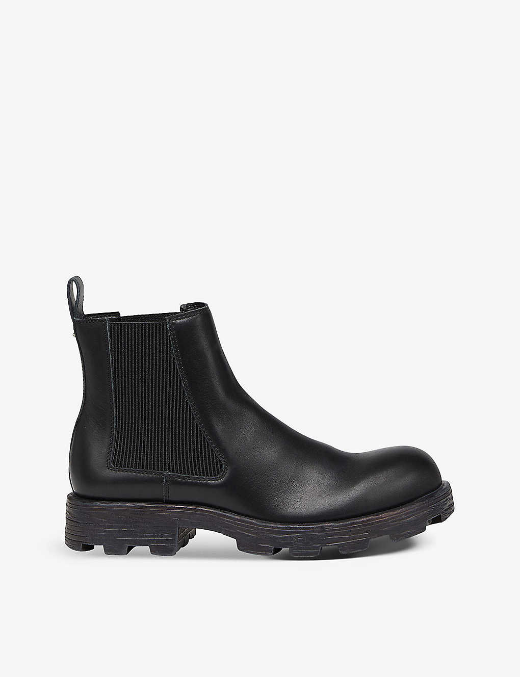 Shop Diesel D-hammer Leather Chelsea Boots In T8013