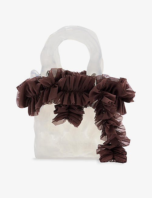 OTTOLINGER: Signature recycled-fibres top-handle bag