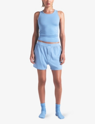 SKIMS: Boyfriend Loose Jersey Boxer Shorts