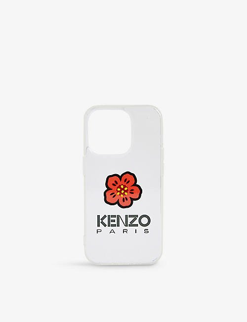 KENZO: Logo-embossed iPhone 14 Pro case