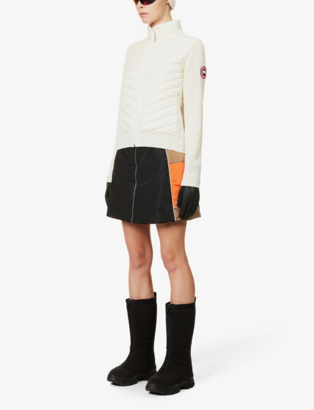 HyBridge high-neck wool jacket
