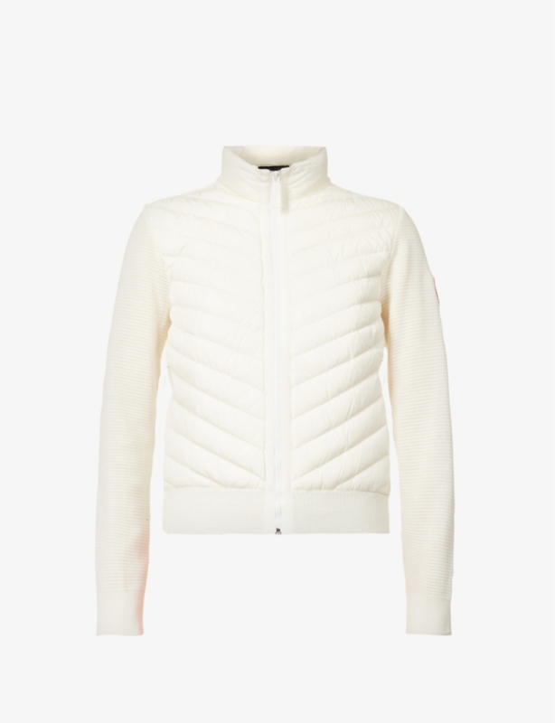 HyBridge high-neck wool jacket