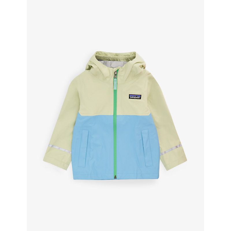 Patagonia Babies'  Friend Green Colour-block Recycled-nylon Jacket 2-4 Years