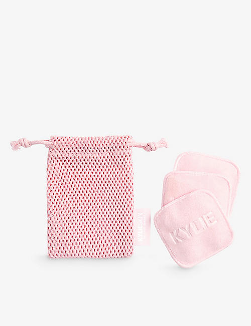 KYLIE BY KYLIE JENNER: Reusable terry cotton pads set of three