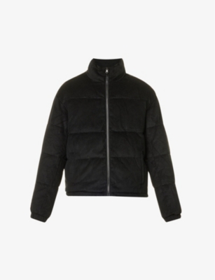 PACSUN: Funnel-neck padded cotton-corduroy puffer jacket