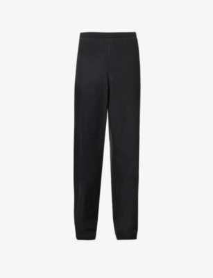 ACNE STUDIOS ACNE STUDIOS MEN'S BLACK PRINGLER REGULAR-FIT STRAIGHT-LEG SHELL TROUSERS 64726985